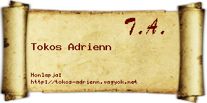 Tokos Adrienn névjegykártya